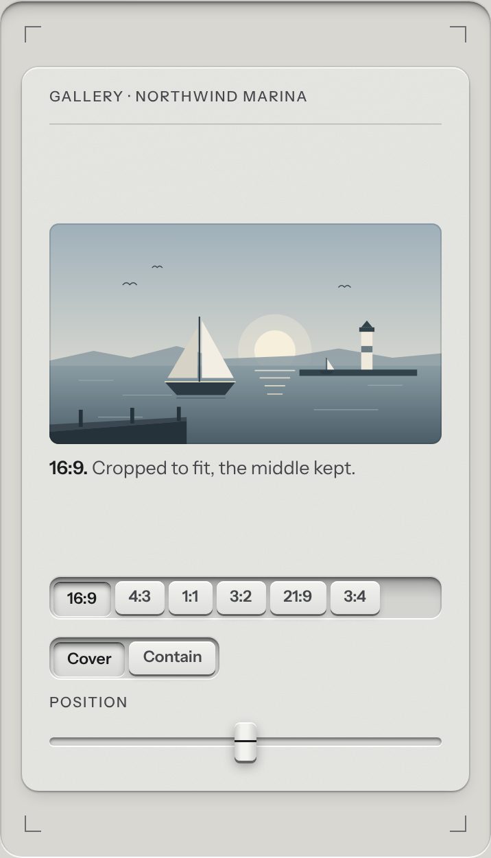 Aspect ratio, at a phone's size