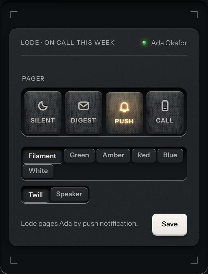 Cloth selector, at a phone's size
