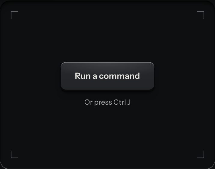 Command palette, at a phone's size