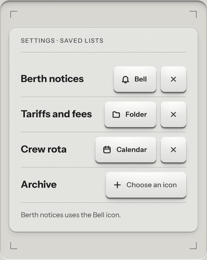 Icon picker, at a phone's size