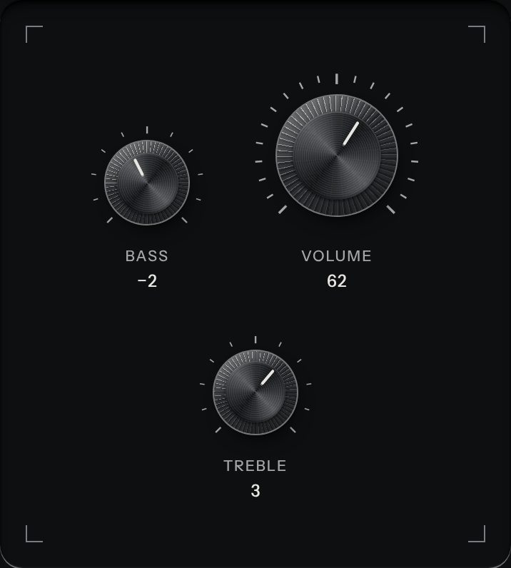 Knob, at a phone's size