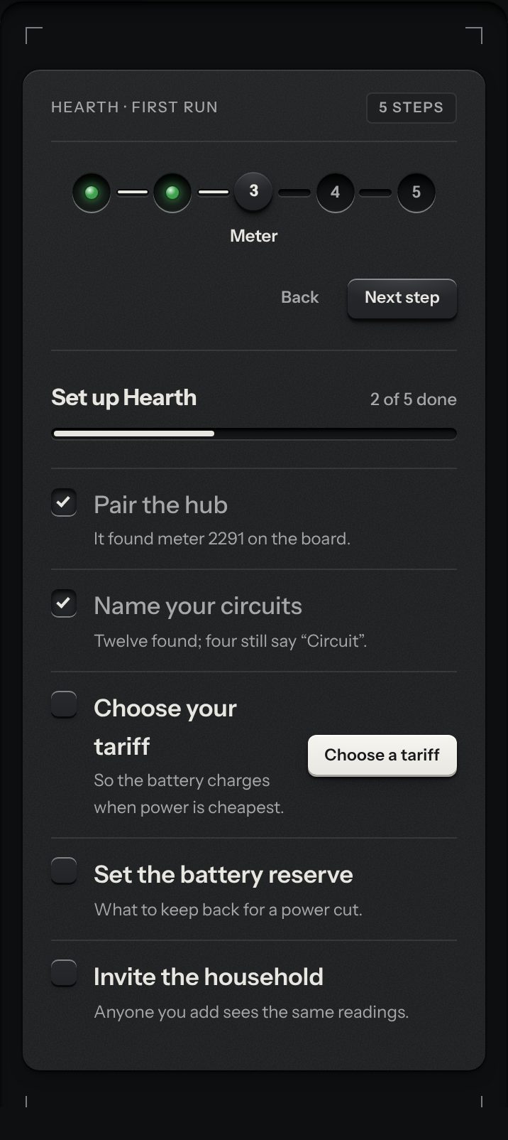 Onboarding, at a phone's size