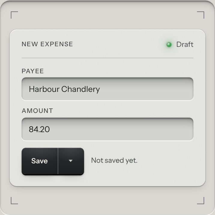 Split button, at a phone's size