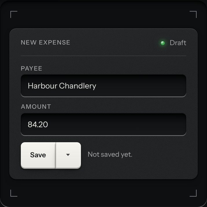 Split button, at a phone's size