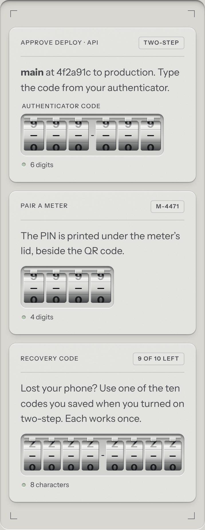 Tumbler lock, at a phone's size