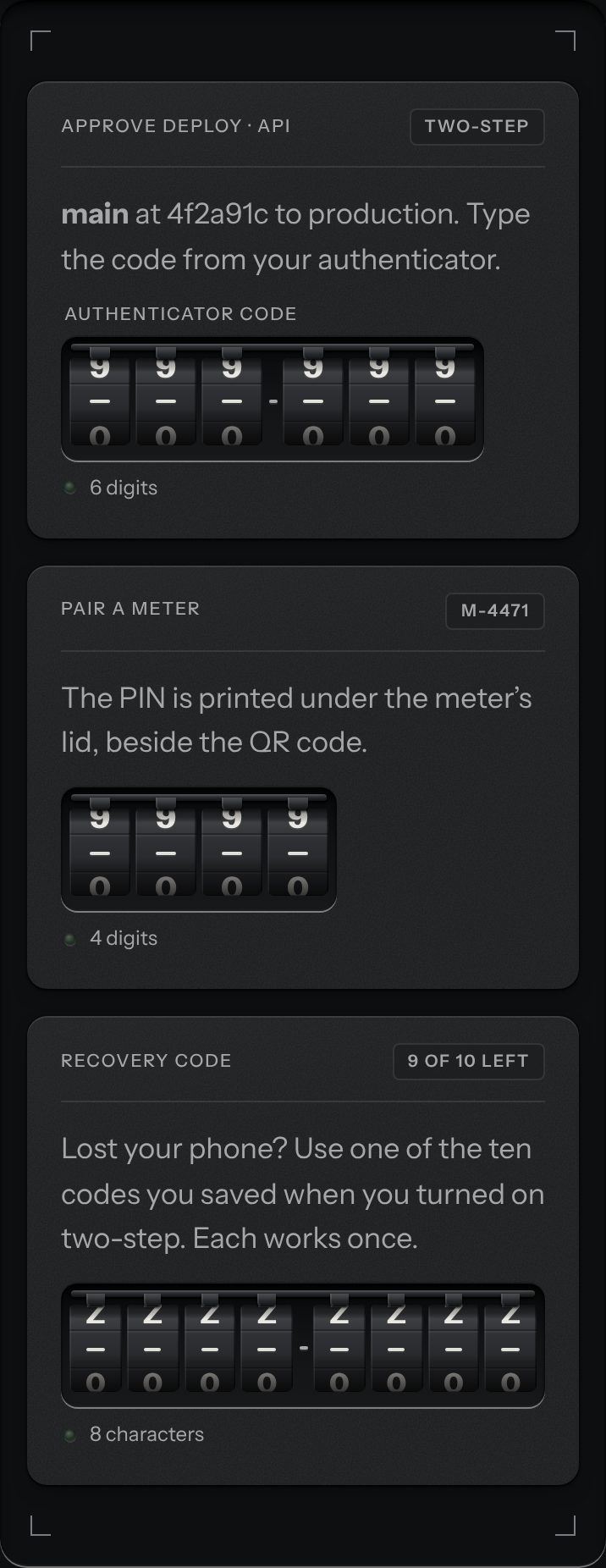Tumbler lock, at a phone's size